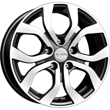 Диски  K&K КС704 6.5x16 5*114.3 ET50 DIA67.1 Алмаз черный Литой купить 