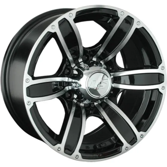 Диски LS 766 8x17 6*139.7 ET10 DIA107.6 BKF Литой