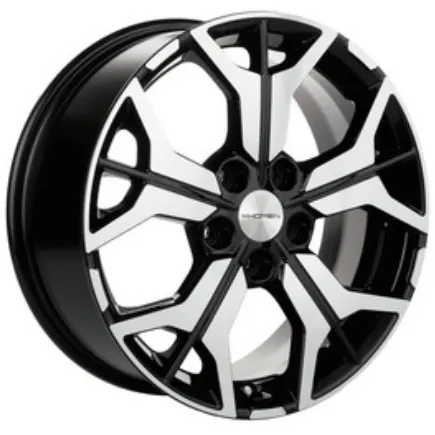 Диски  Khomen KHW 1715 7x17 5*114.3 ET39 DIA60.1 Black-FP Литой купить 