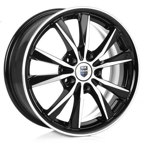 Диски K&K Спайдер 6.5x16 5*100 ET55 DIA56.1 Алмаз черный Литой