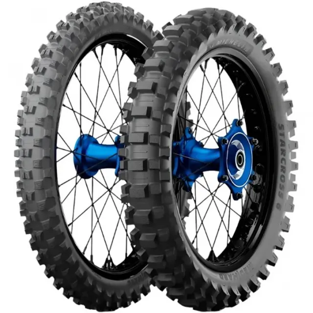 Летние мотошины Michelin Starcross 6 Hard 110/90 R19 62M Задняя Кросс