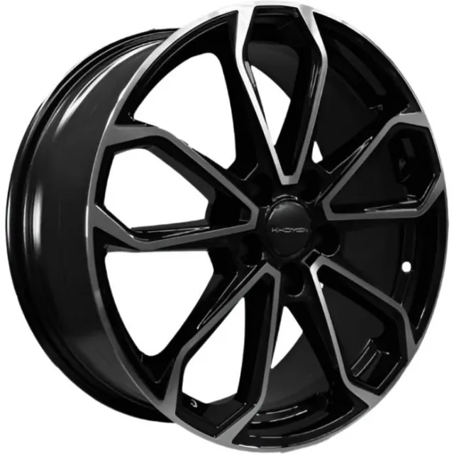 Диски Khomen KHW 1816 7x18 5*108 ET47 DIA60.1 Black-FP Литой