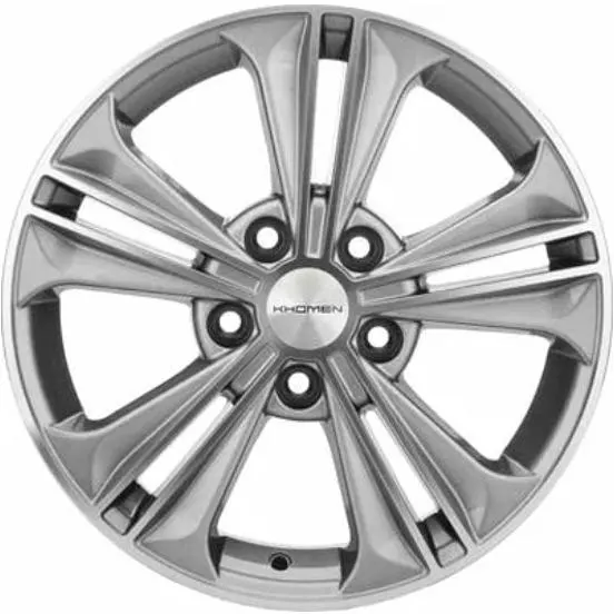 Диски Khomen KHW 1603 6x16 5*112 ET50 DIA57.1 G-Silver-FP Литой