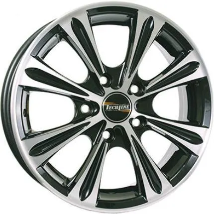 Диски  Tech Line 523 6x15 4*100 ET45 DIA54.1 BFP Литой купить 