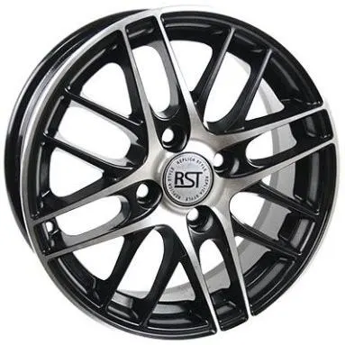 Диски  RST R004 5.5x14 4*100 ET43 DIA60.1 BKFP Литой купить 