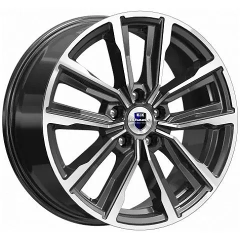 Диски K&K Лацио 7.5x17 5*110 ET38 DIA67.1 Алмаз черный Литой