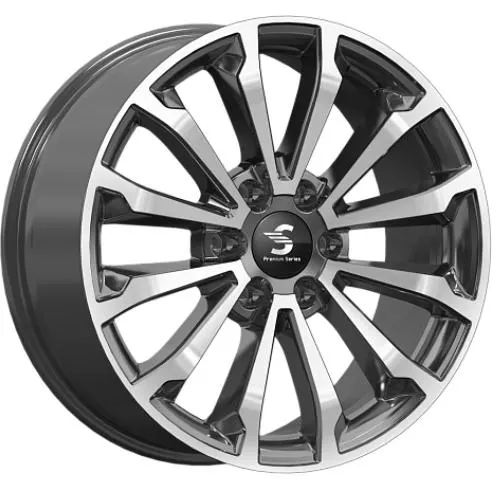 Диски  K&K КР006 8.5x20 6*139.7 ET33 DIA67.1 Diamond black gris Литой купить 