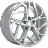 Диски  Khomen KHW 1716 7x17 5*114.3 ET50 DIA67.1 F-Silver-FP Литой купить 