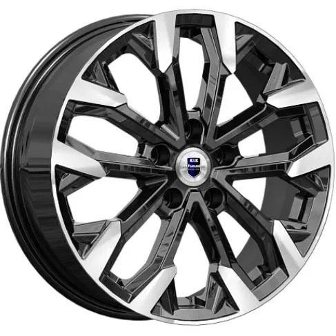 Диски K&K Морейн 6.5x17 5*108 ET50 DIA63.3 Алмаз черный Литой