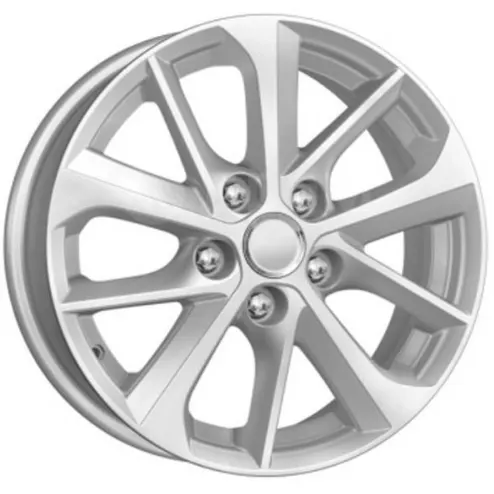 Диски  Khomen KHW 1611 6.5x16 5*114.3 ET45 DIA60.1 Silver-FP Литой купить 