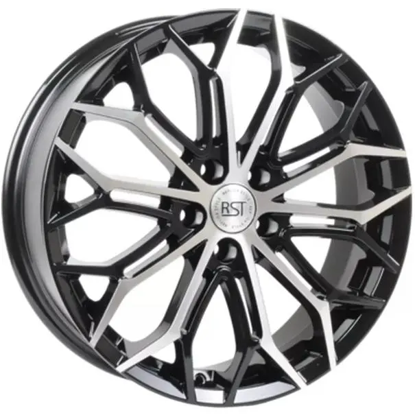 Диски RST R208 6.5x18 5*108 ET33 DIA65.1 BKFP Литой
