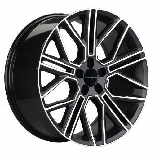 Khomen KHW 2101 9.5x21 5*114.3 ET30 DIA66.1 Black Литой