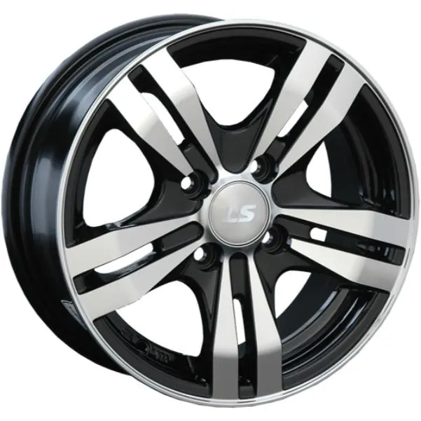 Диски LS 142 6.5x15 5*100 ET38 DIA73.1 BKF Литой