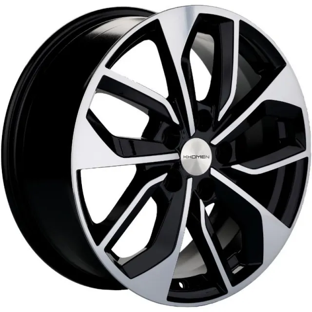 Диски Khomen KHW 1703 7x17 5*112 ET49 DIA57.1 Black-FP Литой