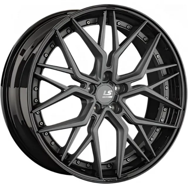 Диски LS Forged FG35 9x22 5*120 ET43 DIA72.6 MGM/BK Кованый