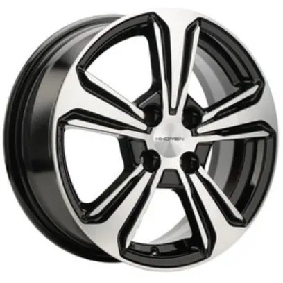 Диски  Khomen KHW 1502 6x15 4*100 ET45 DIA54.1 Black-FP Литой купить 
