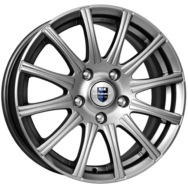 Диски K&K Сиеста 5x13 4*100 ET35 DIA67.1 Дарк платинум Литой