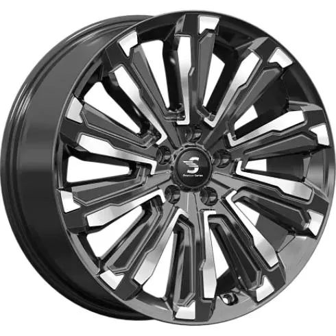 Диски Скад Humber 8x20 5*120 ET45 DIA65.1 Алмаз черный Литой