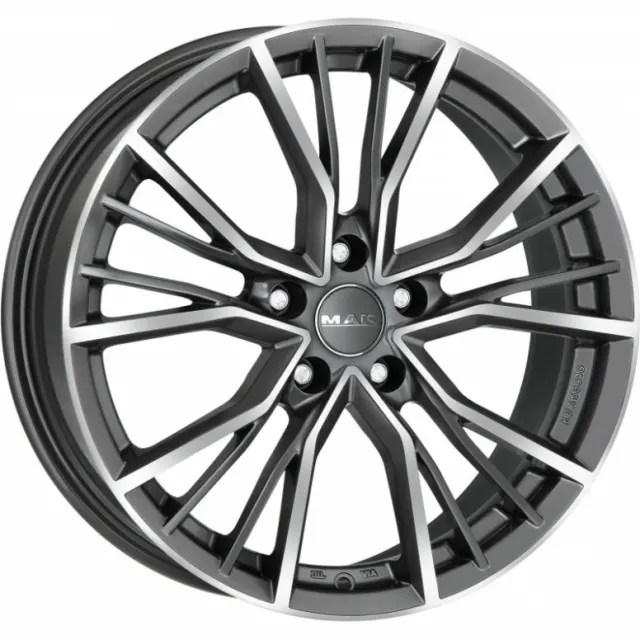 Диски MAK Union 10x22 5*112 ET26 DIA66.6 Gunmetal Mirror Face Литой