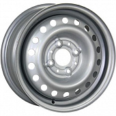 Диски Trebl 4375T 5x13 4*100 ET46 DIA54.1 Silver Штампованный