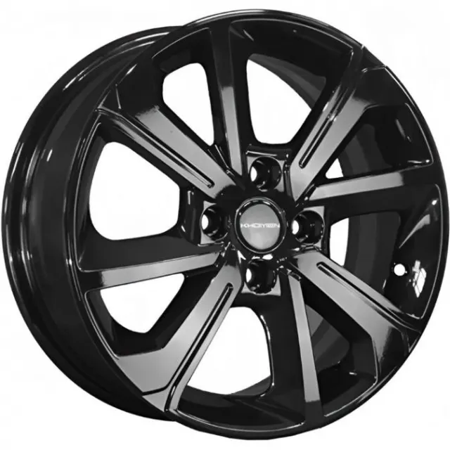 Диски Khomen KHW 1501 6x15 4*98 ET36 DIA58.6 Black Литой