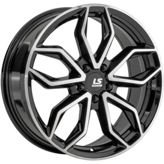 Диски LS FlowForming RC104 7.5x18 5*108 ET45 DIA65.1 BKF Литой
