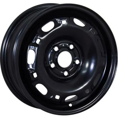 Диски Trebl X40028 5x14 5*100 ET40 DIA57.1 Black Штампованный