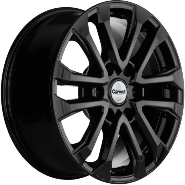 Диски Carwel Пур 7.5x18 6*139.7 ET20 DIA106.1 BL Литой