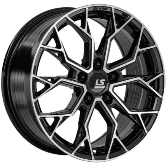 Диски LS FlowForming RC108 8x17 5*112 ET45 DIA66.6 BKF Литой