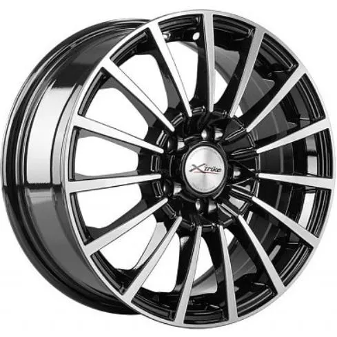 Диски X'trike X-106 6.5x15 5*108 ET50 DIA63.3 BKFP Литой