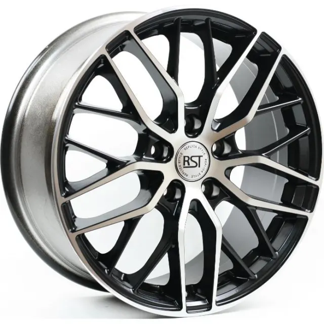 Диски RST R007 7.5x17 5*114.3 ET52 DIA67.1 BKFP Литой