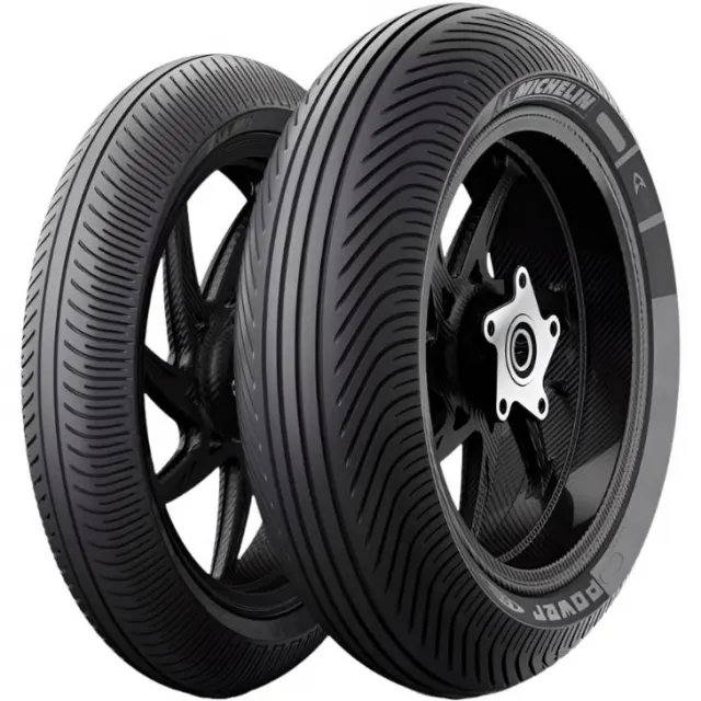Летние мотошины Michelin Power Rain 19/69 R17 -- Задняя Трек