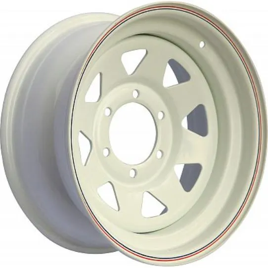Диски Off Road Wheels Toyota 8x17 6*139.7 ET10 DIA110.1 White Штампованный
