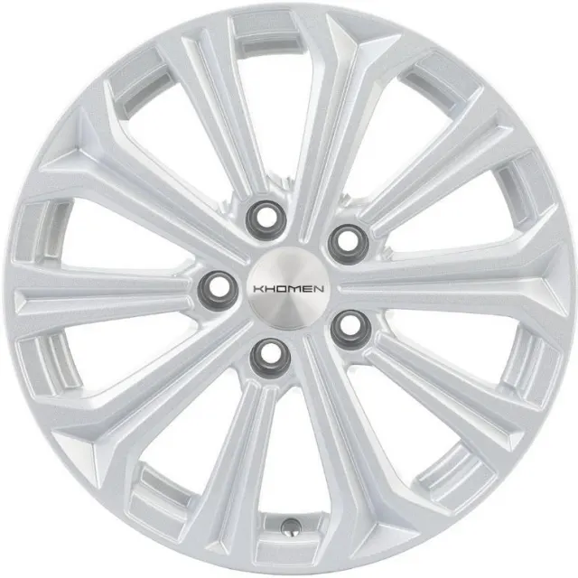 Диски Khomen KHW 1610 6.5x16 5*112 ET50 DIA57.1 F-Silver Литой