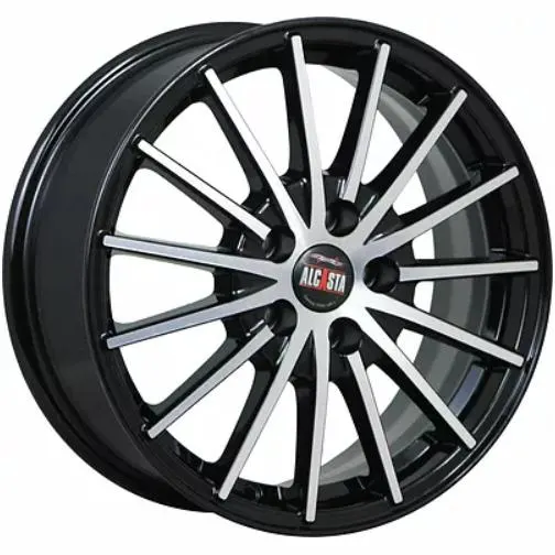 Диски Alcasta M60 7x17 5*110 ET42 DIA63.3 BKF Литой