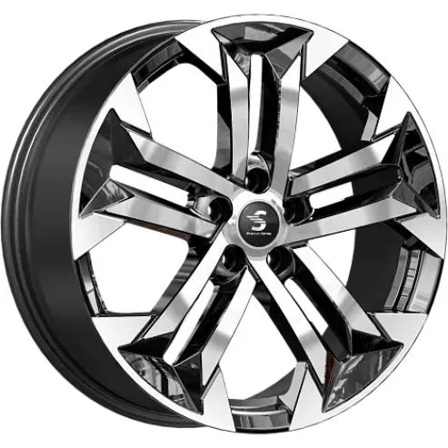 Диски  Скад КР015 7.5x19 5*108 ET47 DIA60.1 Алмаз черный Литой купить 