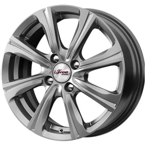 Диски  iFree Апероль 6x15 4*100 ET40 DIA60.1 Блэк Платинум Литой купить 