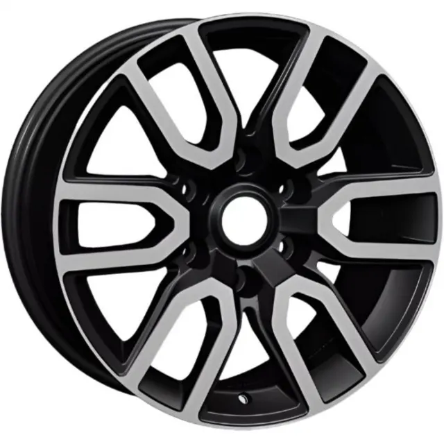 Диски Khomen KHW 1723 8x17 6*139.7 ET45 DIA93.1 Black-FP Литой