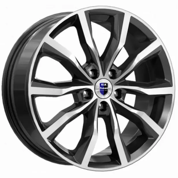 Диски K&K Портер 7.5x18 5*115 ET40 DIA70.1 Алмаз черный Литой