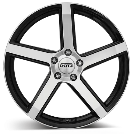 Диски Dotz CP5 dark 9.5x20 5*112 ET28 DIA70.1 BFP Литой