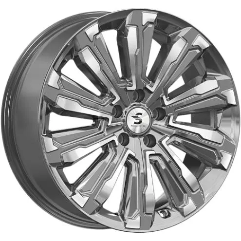 Диски K&K Humber 8x20 5*108 ET46 DIA63.3 Diamond gloss graphite Литой