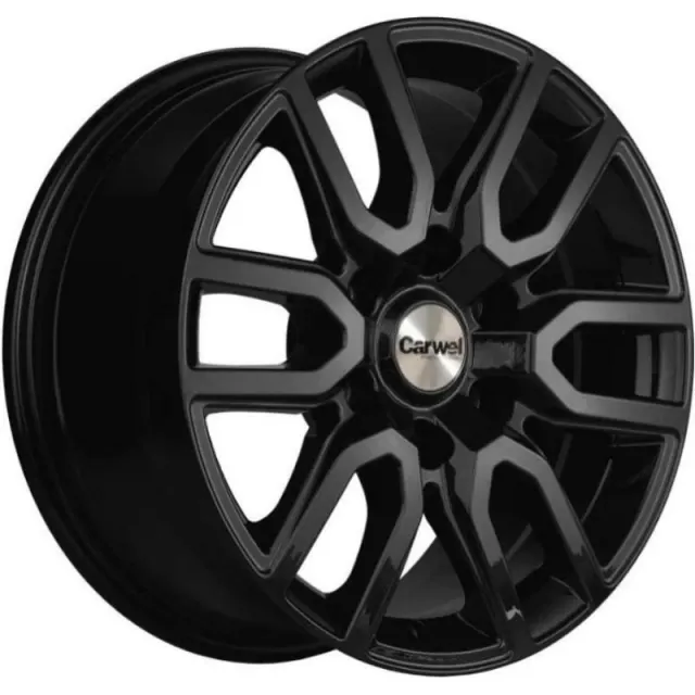 Диски Carwel Барал 7.5x17 6*139.7 ET30 DIA106.1 BL Литой