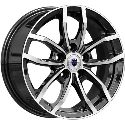 Диски K&K Фрост 6.5x15 5*100 ET45 DIA67.1 Алмаз черный Литой