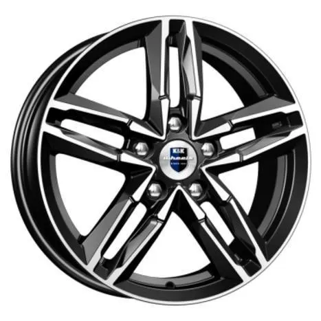 Диски K&K Sayan 6x16 5*112 ET50 DIA57.1 Алмаз черный Литой