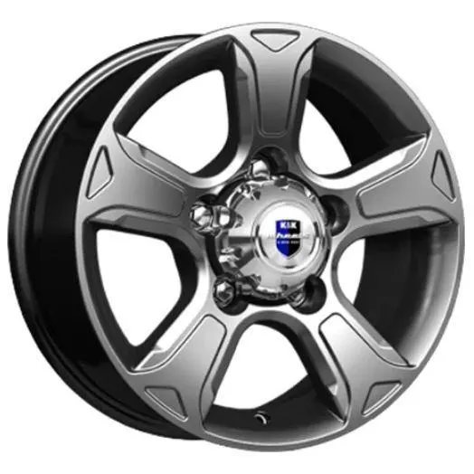 Диски K&K Атлант 7x16 5*139.7 ET35 DIA108.6 Блэк платинум Литой