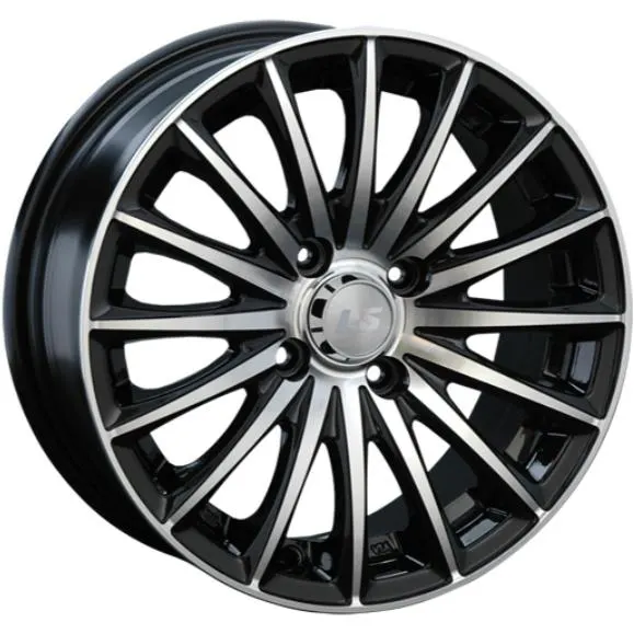 Диски LS 804 6x14 5*100 ET35 DIA57.1 BKF Литой