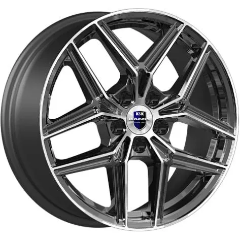 Диски  K&K Юнион 7x17 5*112 ET40 DIA57.1 Алмаз черный Литой купить 