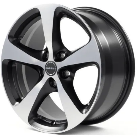 Диски Borbet CC 7x16 5*115 ET40 DIA70.1 Black Polished Matt Литой