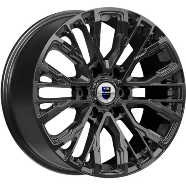 Диски K&K Кортес 8.5x19 6*139.7 ET36 DIA100.1 Черный Литой
