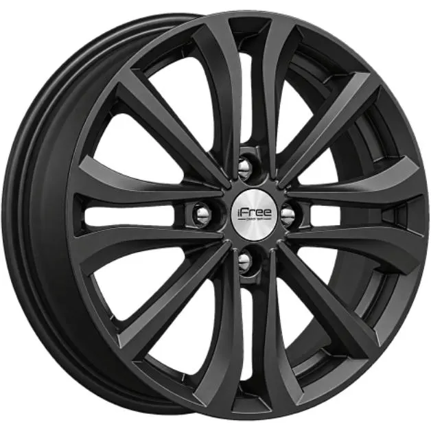 Диски iFree Панган 6x16 4*100 ET45 DIA60.1 Блэк мэт Литой